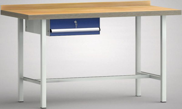 KLW professionele werkbank - 1500 x 700 x 905 mm L x D x H (ERGO uitvoering), WP001E-1500M45-E7001