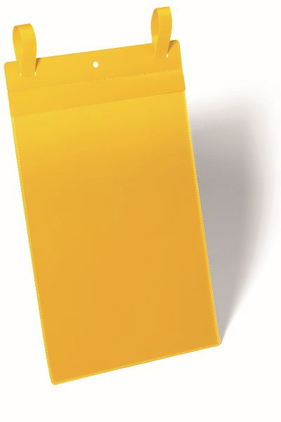 DURABLE netboxtas met klep, geel, A4 staand, verpakking van 50, 175004