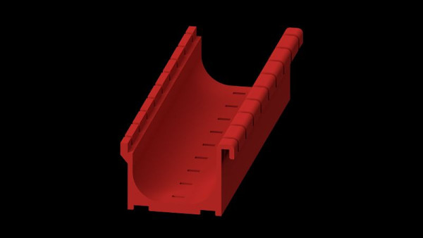 ANKE werkbanken trog smal voor trogplaat, 34 x 16 x 30,5 mm, 903.428