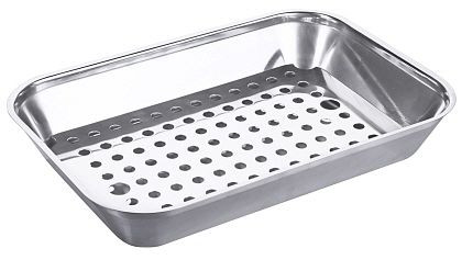 Contacto grill/lekbak 35 cm met geperforeerde inzet, 7744/350
