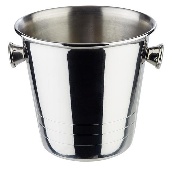 APS mini ijsemmer / champagnekoeler, Ø 10,5 cm, hoogte: 10 cm, RVS, inhoud: 0,65 liter, 36003