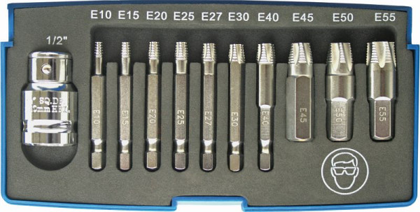 Kunzer schroefuithaler voor TX-binnenzeskantprofielen, 11 stuks, 7TXSA11