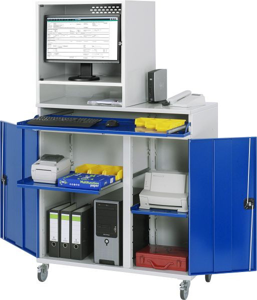 RAU computerkast - model 65, B1100 x D520 x H1185 mm, 07-1100T-M65-MG5F.11