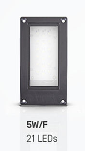 Hagnleone PLANONLIGHT LED 5W / F ZWART, 10386