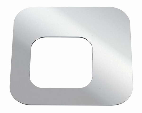 Design afvalbak PURE ELEGANCE deksel + pictogram grijs, B 300 x D 300 x H 5 mm, 392006