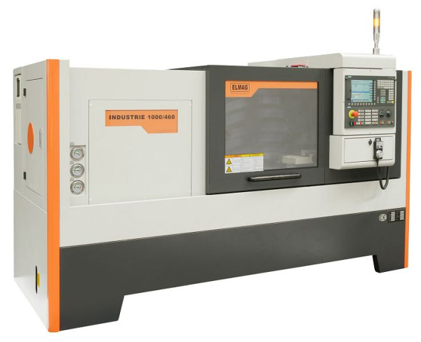 ELMAG CNC-draaibank, INDUSTRIE 1000/460incl. Hydraulische klauwplaat en hydraulische losse kopbediening Siemens 828D incl. Shopturn, 88181