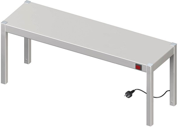 Stalgast Wärmebrücke 1-etagig 1300x400x400 mm mit Keramik-Infrarot-Strahlern, VWE13400