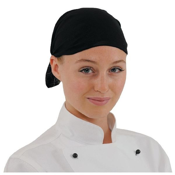 Buff chef bandana zwart, A283
