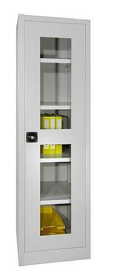Pavoy draaideurkast 1950/400/640, draaigreep, gegalvaniseerde planken, kijkvenster, 31310-064-490-118300