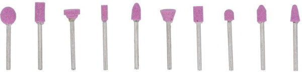 Brilliant Tools slijppuntenset voor penslijpers, 10-delig, BT160711