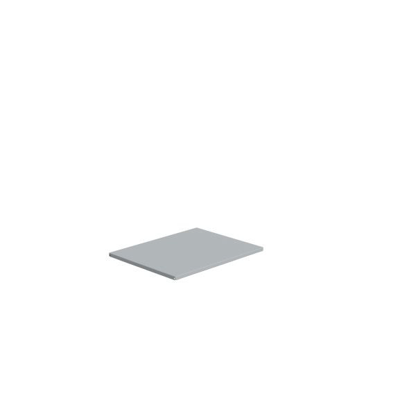 SOFAME plank voor module info computerkast, lichtgrijs RAL 7035, W040010038GC