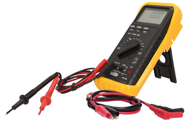 KS Tools Digitale multimeter met testsondes en krokodillenklemmen, 150.1480