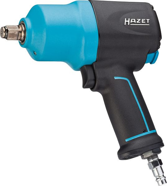 Hazet slagmoersleutel, maximaal losdraaimoment: 1700 Nm, massief aandrijfvierkant 12,5 mm (1/2 inch), hoogwaardig dubbelslagmechanisme, 9012EL-SPC