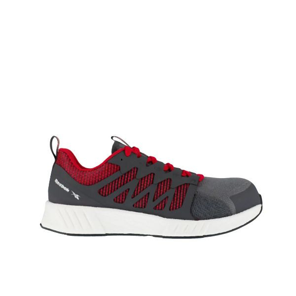 Reebok Sport Oxford Grau Rot Weiß 42, Linie Fusion Flexweave, VE: 1 Paar, IB1070S1P-42