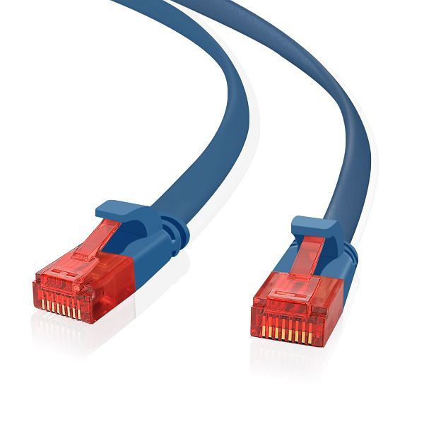 Helos ultradunne patchkabel U/UTP Cat 6 blauw 0,5m, 262967
