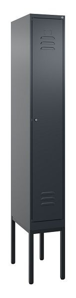 C+P luierkluis Classic PLUS met middenwand, frame, 2120x300x500mm, 7016/7016, cilinderslot, 0800307-10F S10027