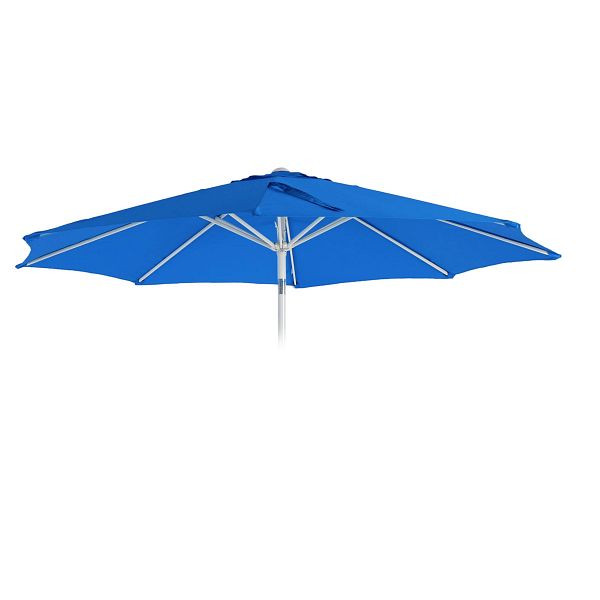 Mendler vervangende hoes voor parasol N18, parasolhoes vervangende hoes, Ø 2,7m stof/textiel 5kg, blauw, 81634