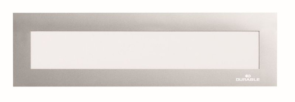 DURABLE DURAFRAME® Magnetic Top informatielijst A4 staand/A5 liggend, zilver, 5 stuks, 498623