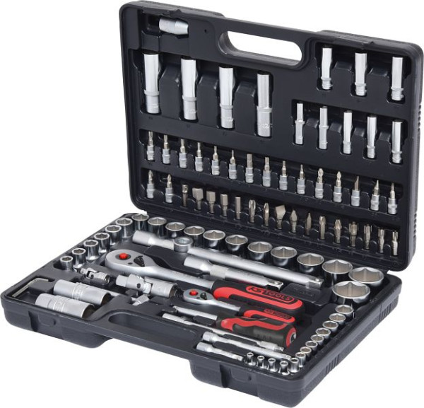 KS Tools 1/4"+1/2" dopsleutelset, 94-delig, 911.0694