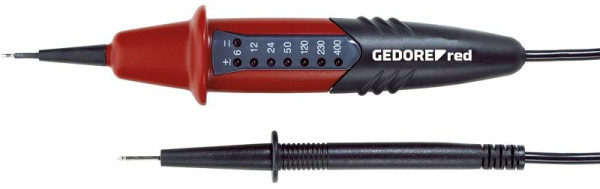 GEDORE rode spanningstester 2-polig, 6-400V AC/DC IP65, 3301418