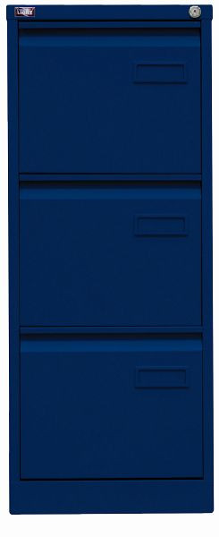 Bisley LIGHT hangmapkast, enkel spoor 3 HR laden, Oxford blauw, IPCCA13639