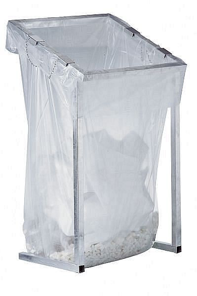 Renner grootvolume-recyclingverzamelaar "MEGA", voor vouwzakken 1000 L, stationair, breedte 730 mm x diepte 695 mm, thermisch verzinkt, 8025-10FV