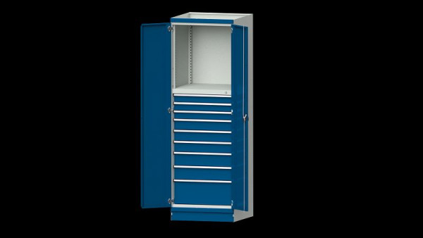 ANKE werkbanken basiskast modulair kastensysteem, serie 760 V, model 4006, 715 x 720 x 2200 mm, RAL 7035/5010, 631.075