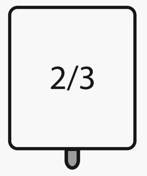Saro E7/CPCEXD pastamand: 2/3 GN, 423-4015