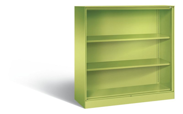 C+P bureauplank Asisto, H1310xB1200xD435mm, kleur: virid green, 3 niveaus, 140031-000 S10033