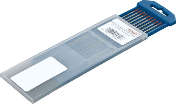 ELMAG wolfraamelektrode type 'E-WC 20', 'grijs', 1,0 x 175 mm - universeel, W 98% + 2% CeO2, 10 stuks, 59688
