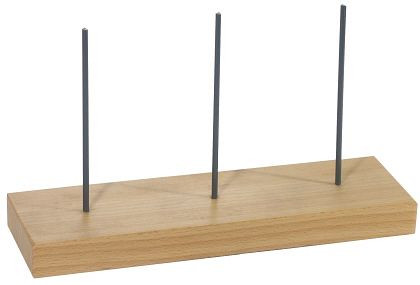 Contacto bonspies op houten voet 3 spiesen, 1041/003