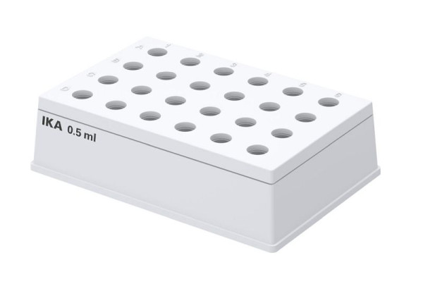 IKA inzetstuk voor 0,5 ml reactievaten, MATRIX 0,5 ml inzetstuk, 003001157