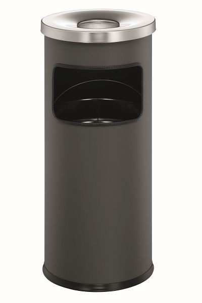 DURABLE prullenbakkluis met ronde asbak, antraciet, 333258
