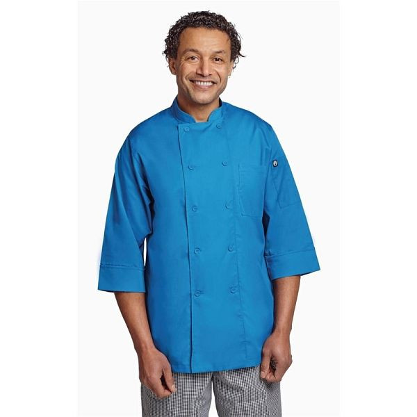 Chef Works unisex koksbuis blauw S, B178-S
