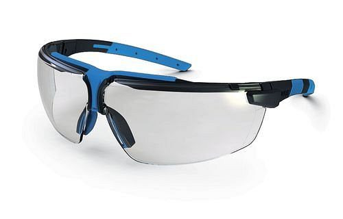 Veiligheidsbril uvex i-3 - 9190, antraciet/blauw, heldere polycarbonaat lens, 210-190