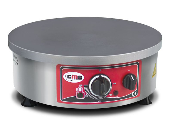 GMG crêpe-ijzer, buitenafmetingen: Ø 40 x 18 cm, CR-R40