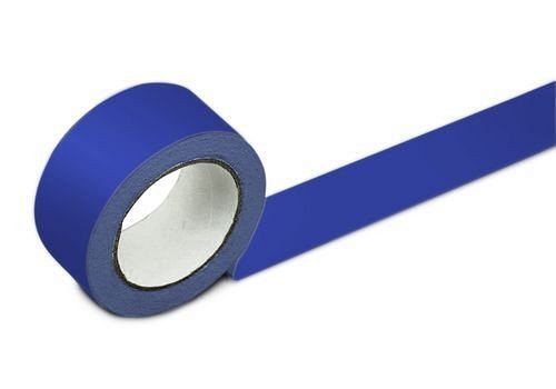 DENIOS Bodenmarkierband, 50 mm breit, blau, VE: 2 Rollen, 137-134