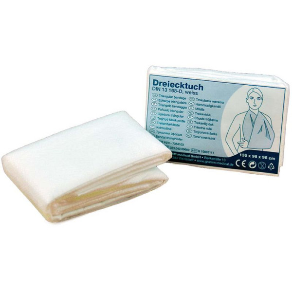 Stein HGS HGS driehoekig doek van vliesstof, volgens DIN 13168-D, 136 x 96 x 96 mm, 25520