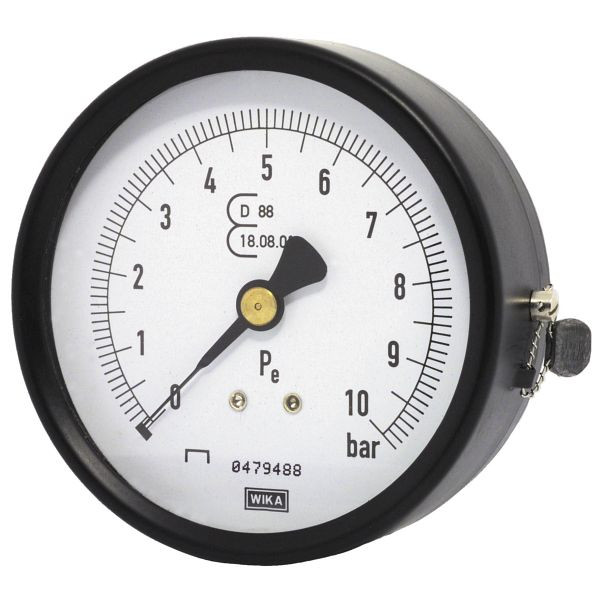 ELMAG manometer 0-12 bar, Ø 50 mm, Ø 1/8', buitendraad achter, 46119