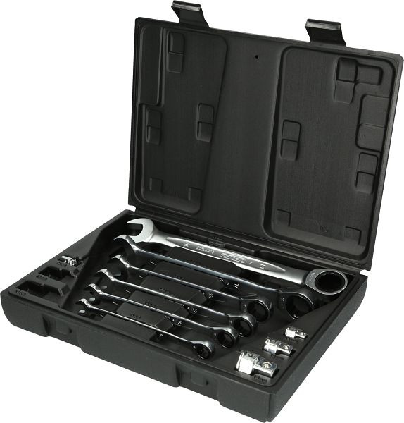 KS Tools GEARplus ratel-ringsleutelset, 10-delig, 503.4260