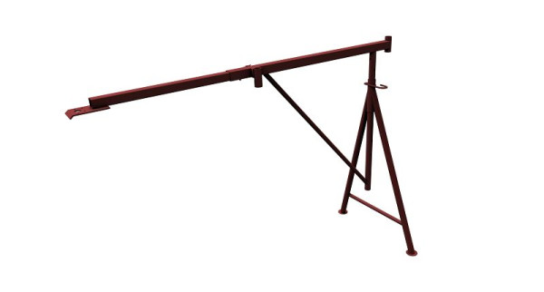 Schake bouwputsteiger schraagtype corrigerende, stabiele staalconstructie met steunbalk van vierkante buis 40 x 40 mm, 10123K