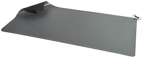 Bedrunka + Hirth vloermat Ecostat® Mega - rubber met afgeronde hoeken, afmetingen in mm (BxDxH): 1220 x 2500 x 3, E07.24.08