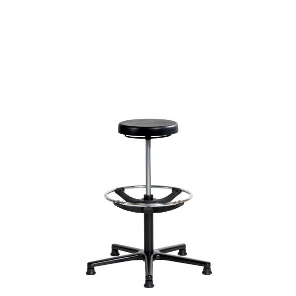 SOFAME werkkruk ERGOLINE met glijders en voetenring, zithoogte 54-80 cm, aluminium onderstel, W050110001