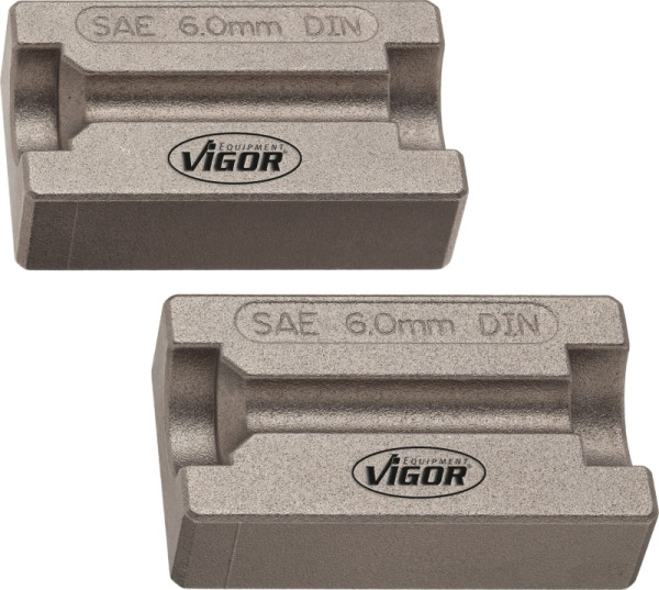 Paar VIGOR spanbekken, 6 mm, V2552