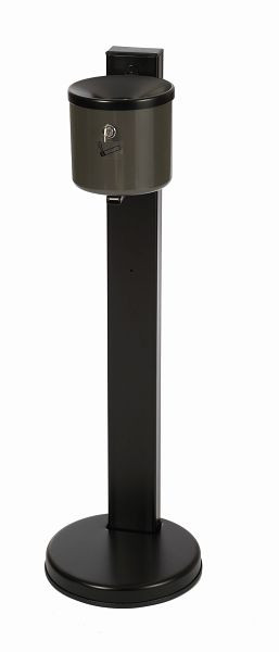 TKG staande asbak RONDO SENIOR afsluitbaar grafiet, 350094