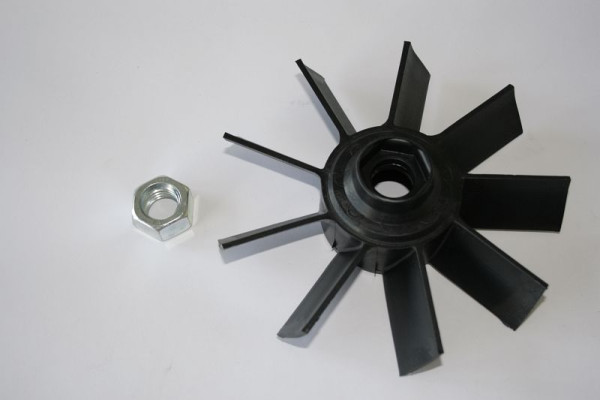 ELMAG PVC ventilatorbladen met moer (nr. E47+E20) voor model SUPER-FOX 3, 9201207