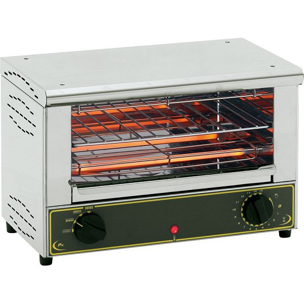 Stalgast Salamander, één niveau, 150 toasts / uur, afmetingen 450 x 285 x 305 mm (BxDxH), KE1601001