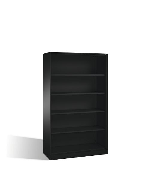 C+P bureauplank Asisto, H1980xB1200xD435mm, kleur: zwart-grijs, 5 niveaus, 140001-000 S10003