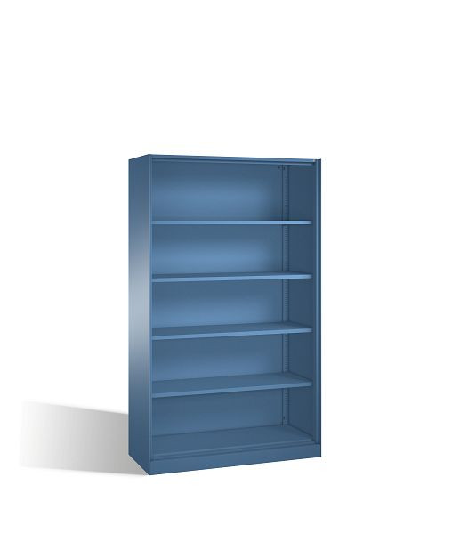 C+P bureauplank Asisto, H1980xB1200xD435mm, kleur: verre blauw, 5 niveaus, 140001-000 S10022