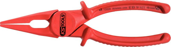KS Tools kunststof platbektang met beschermende isolatie, 200 mm, 117.1640